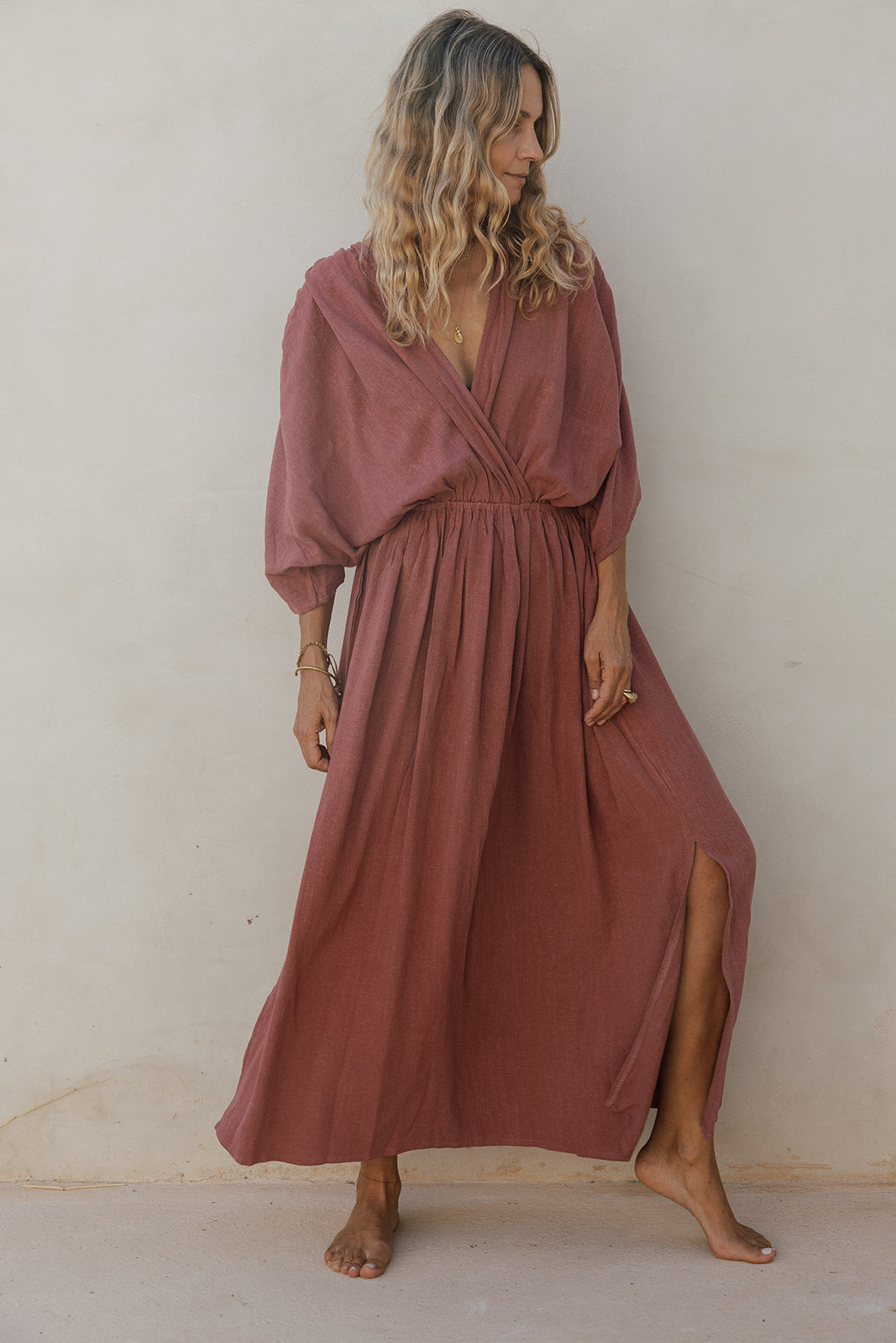 ANNA lino · Vestido