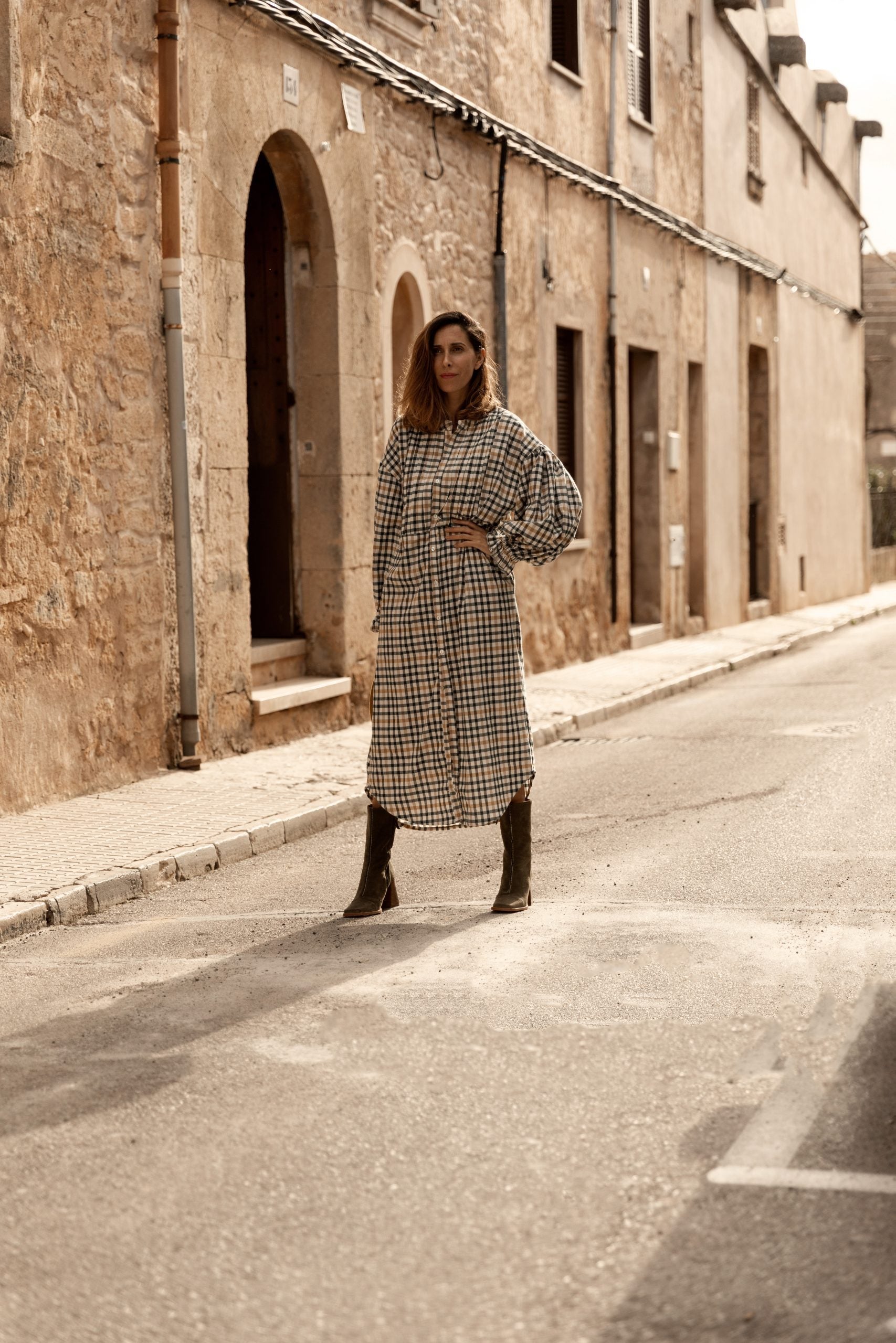 EDIM · Vestido de cuadros