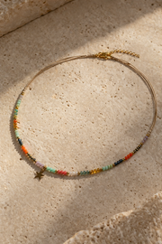 SUNSET STAR STONE • Halskette