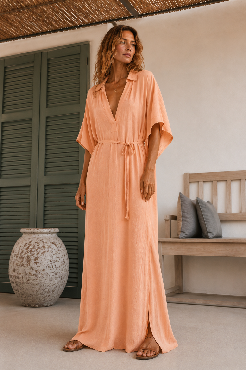 ALELLA • Vestido manga corta
