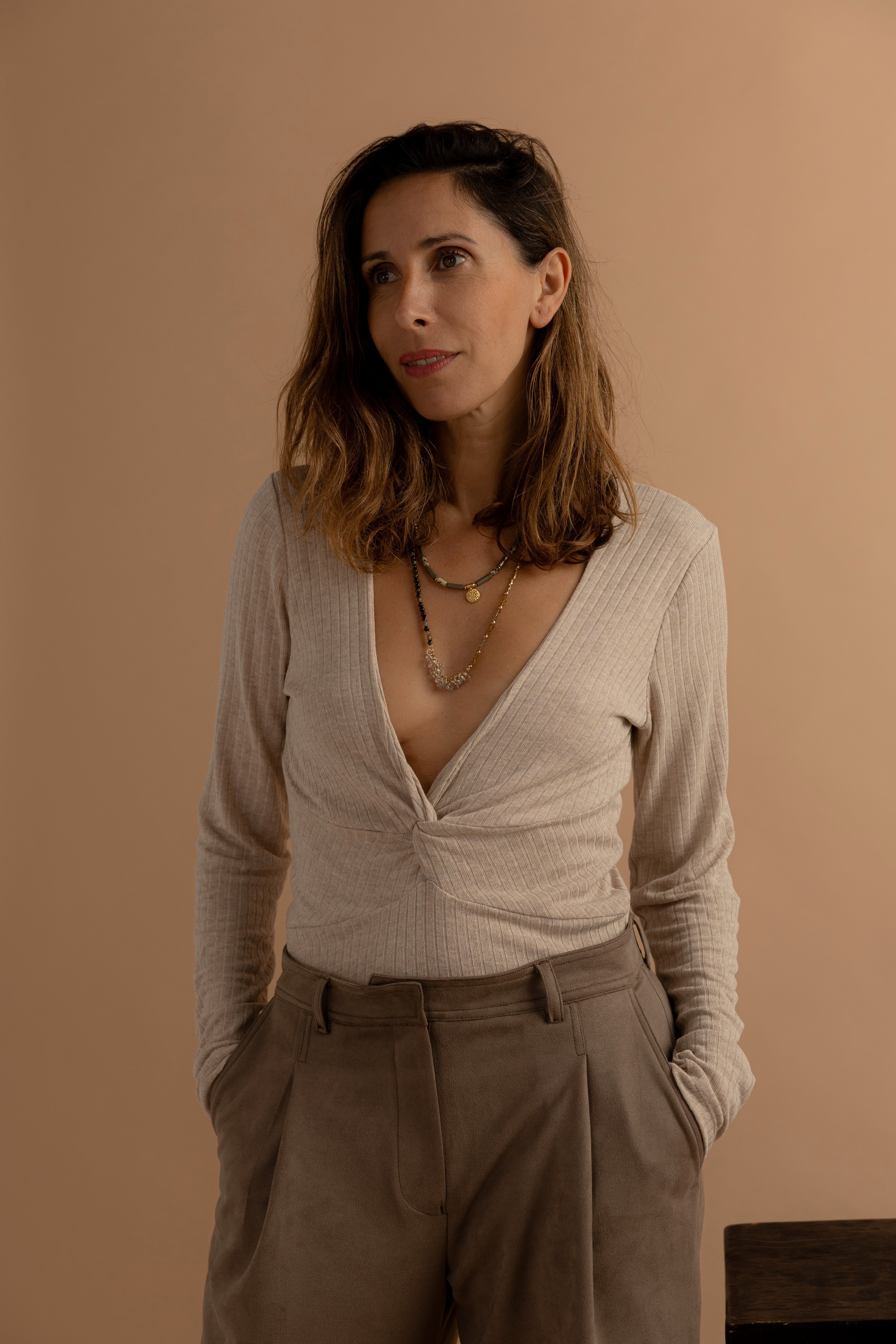 AGNES SUEDE • Pantalón