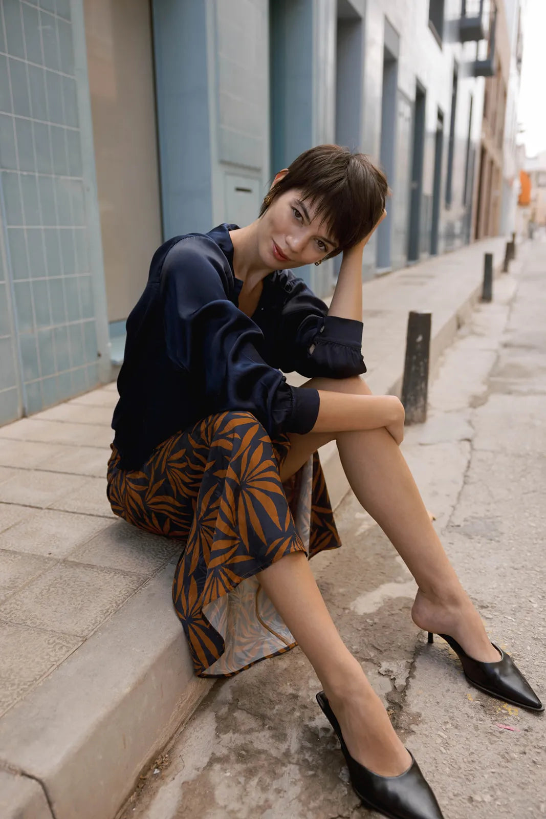 DAVI · Printed skirt