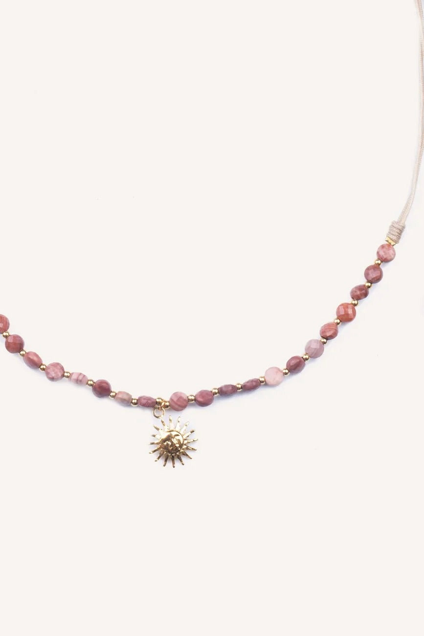 SUNSET SUN STONE • Halskette