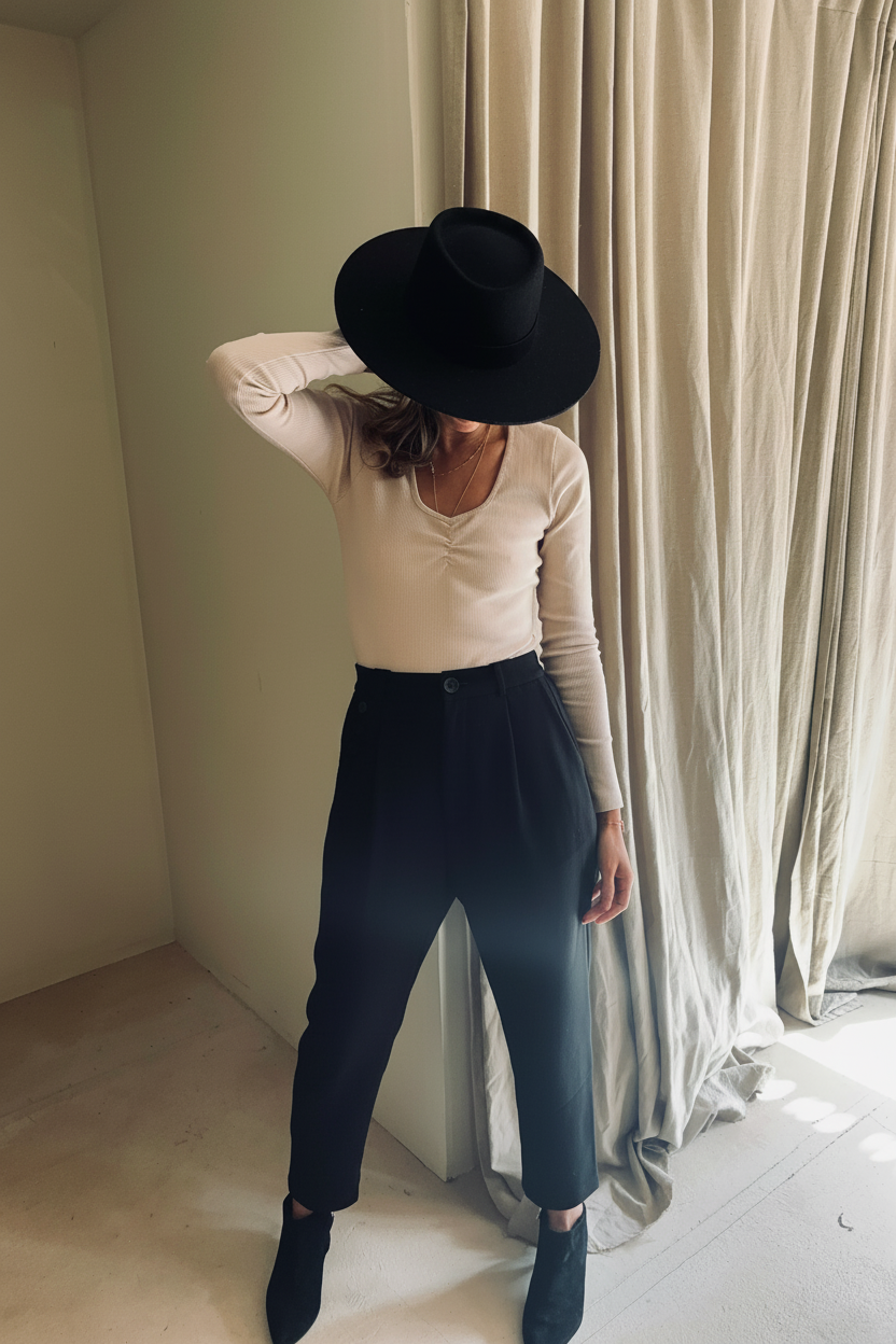 LAU CREPE • Pantalón