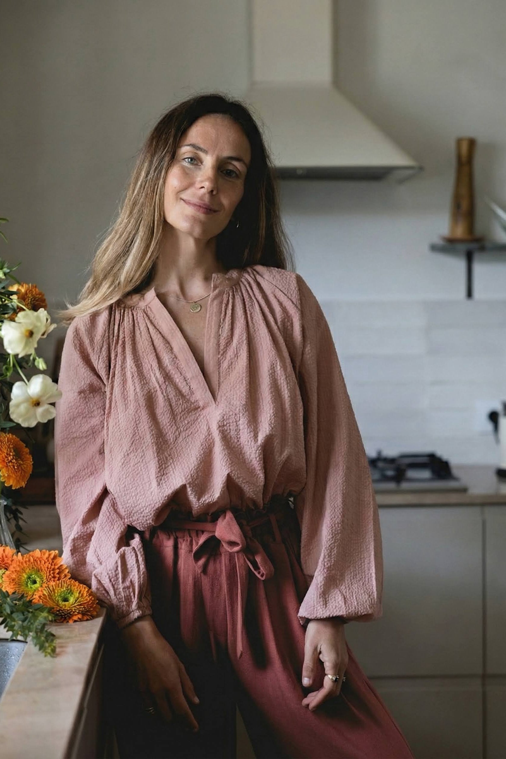 NOLITA & SIMONE BLUSH BTG