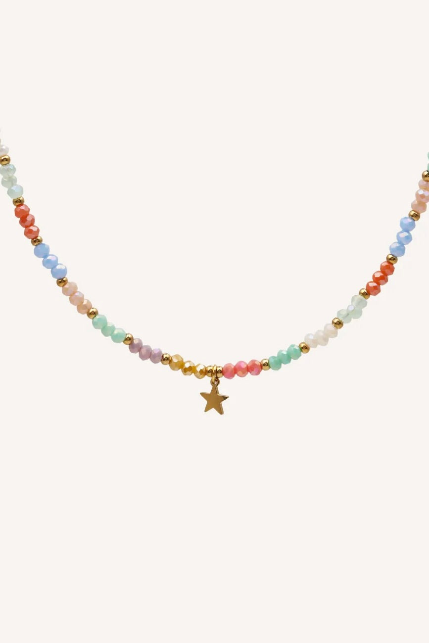 SUNSET STAR STONE • Halskette