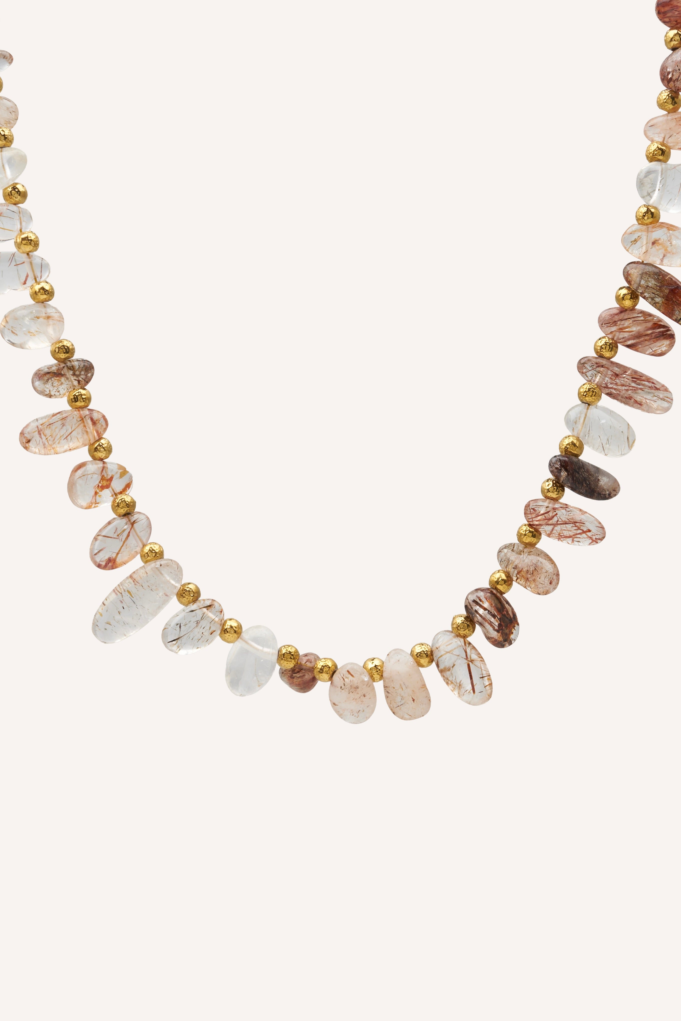 SUNSET MULTICOLOR STONES • Halskette