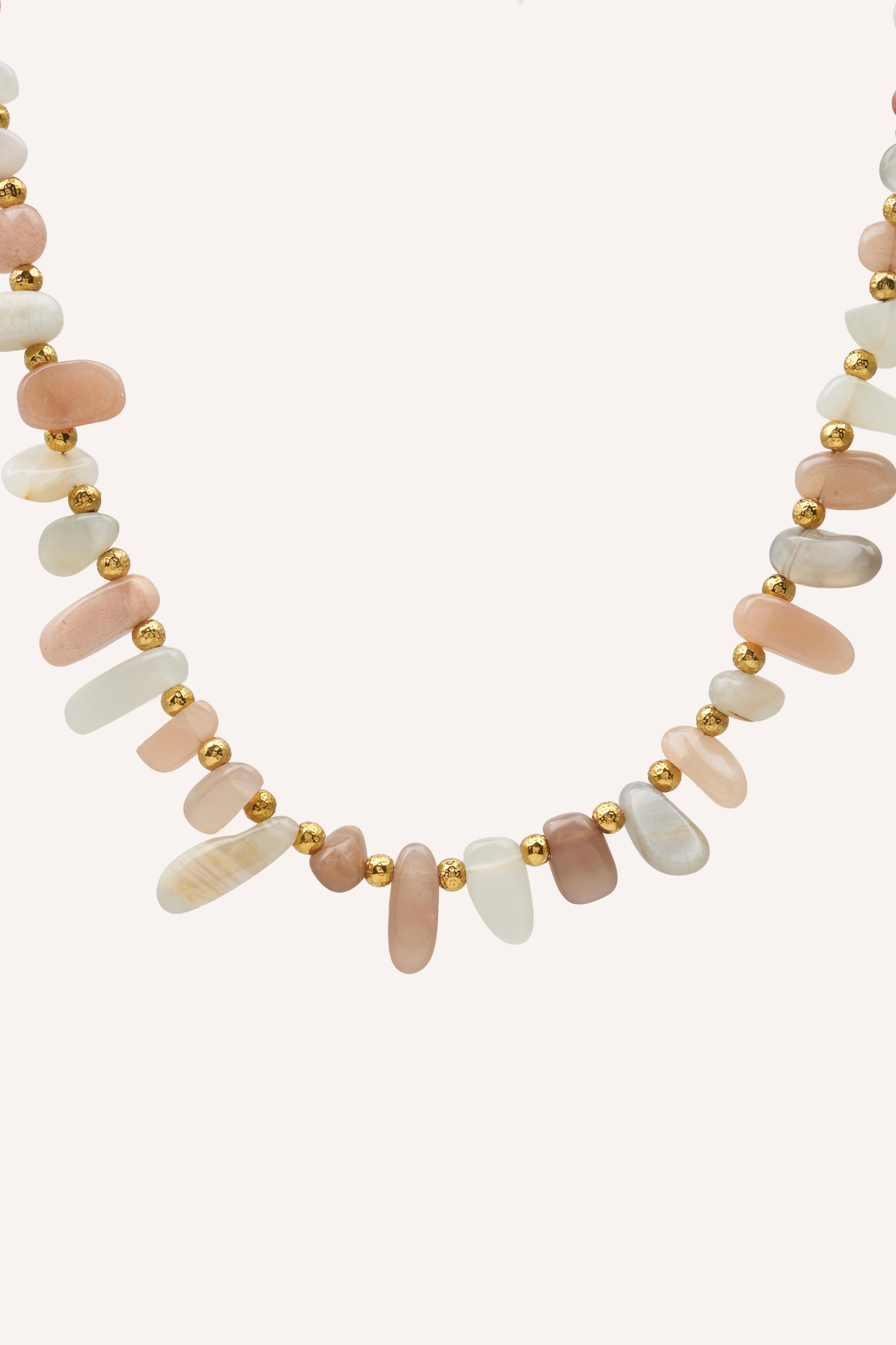 SUNSET MULTICOLOR STONES • Halskette