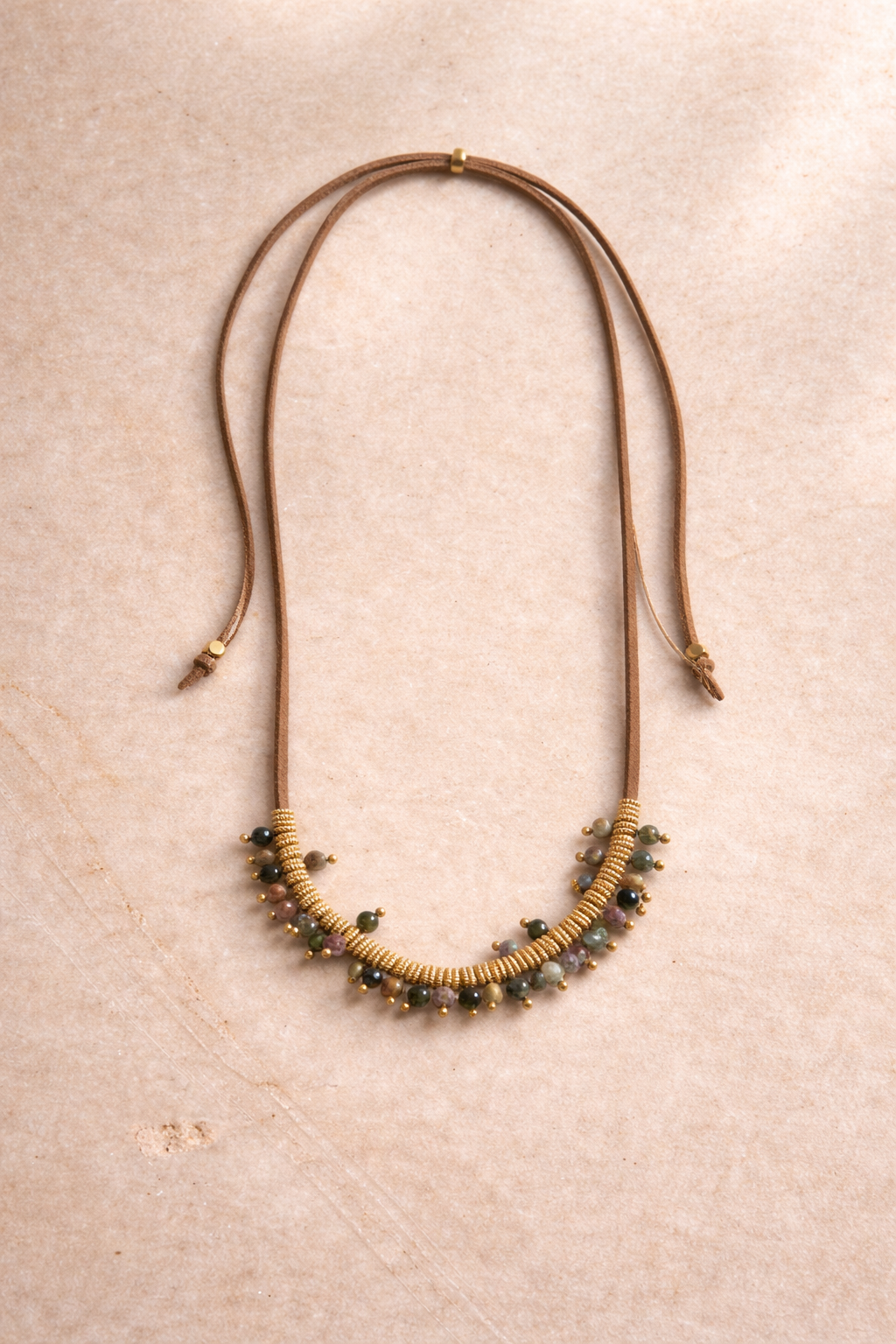 SUNSET CORDÓN CUERO • Collar