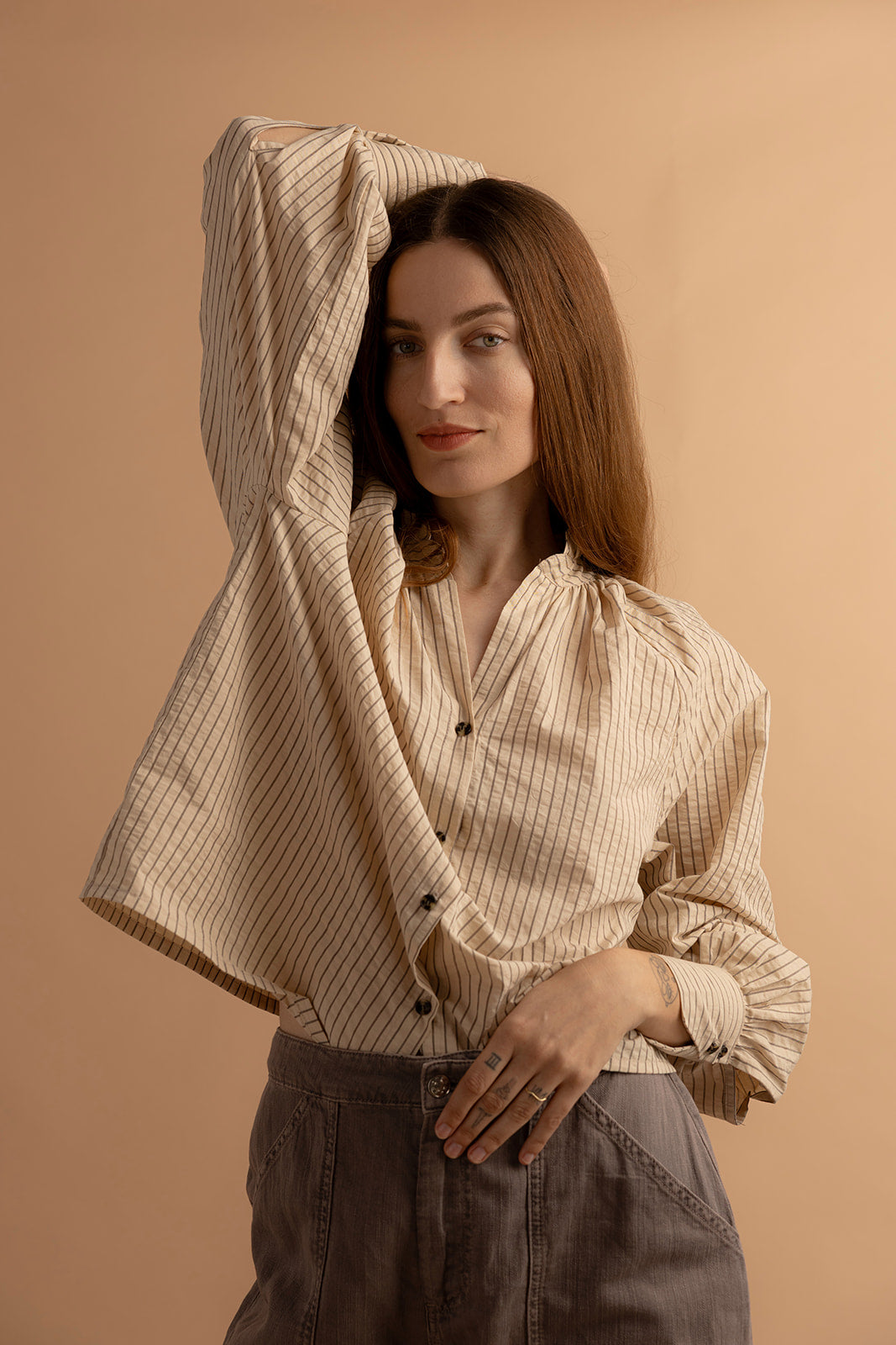 AUDREY • Blusa Rayas