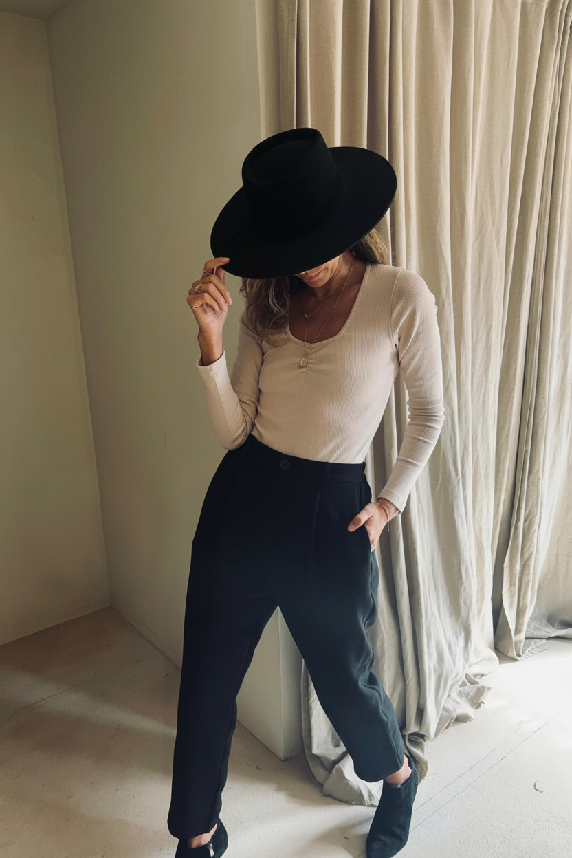 LAU CREPE • Pantalón