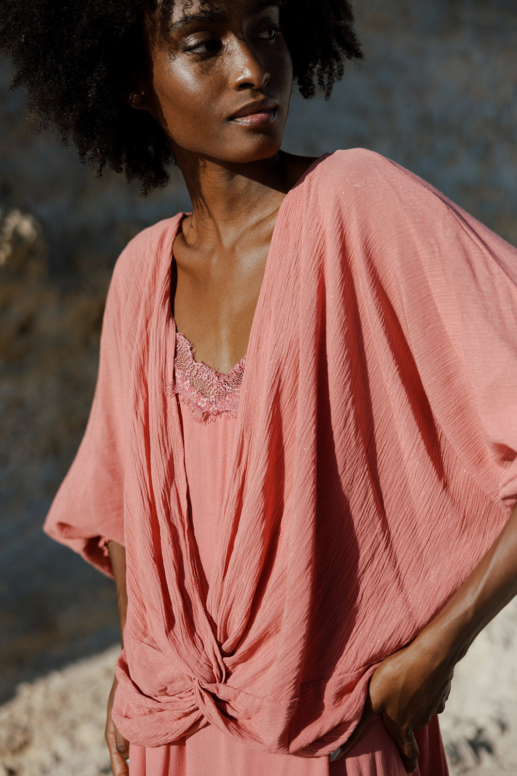 LINDA TOTAL LOOK BLUSH