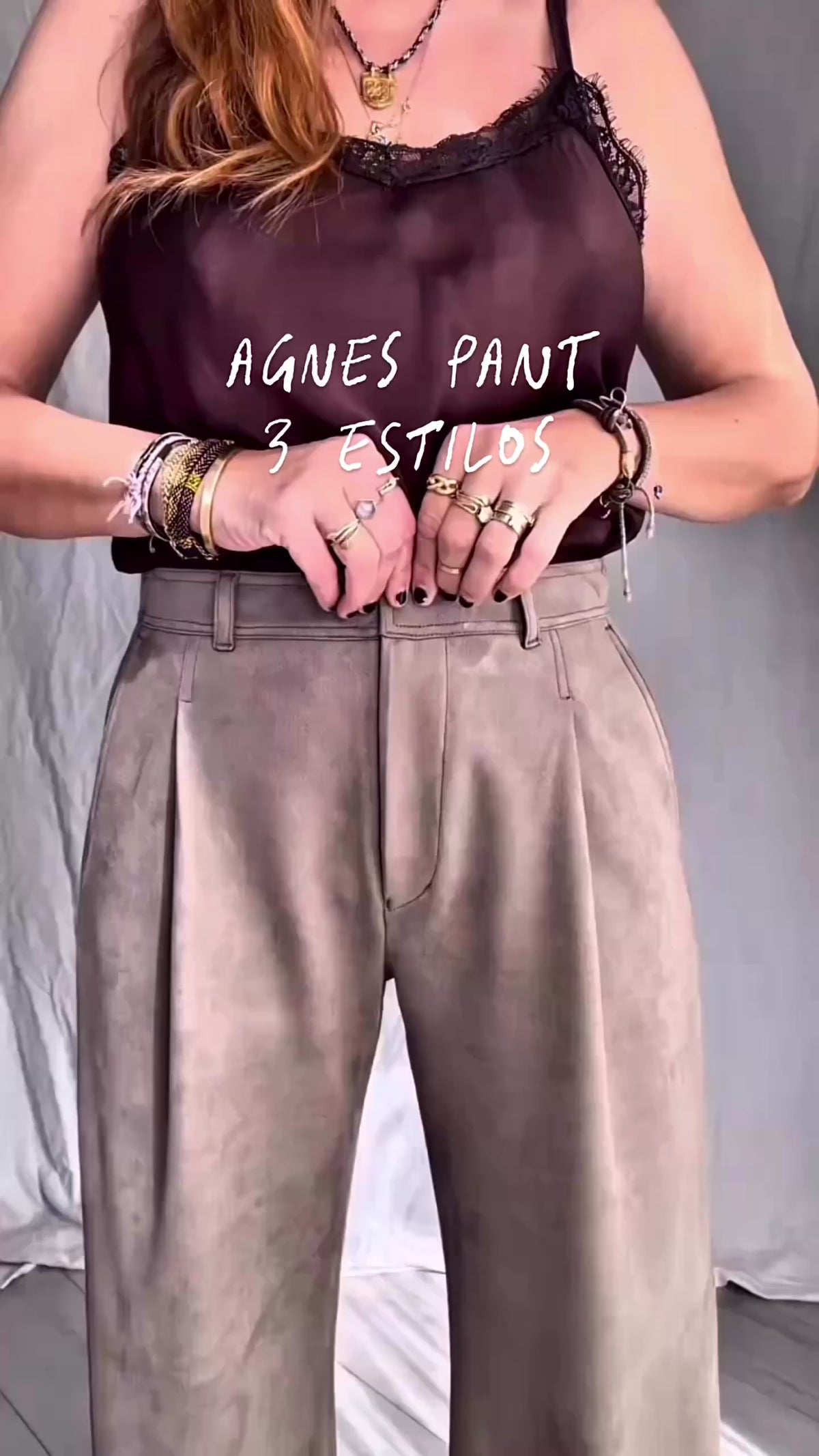Cargar vídeo: AGNES SUEDE • Pantalón