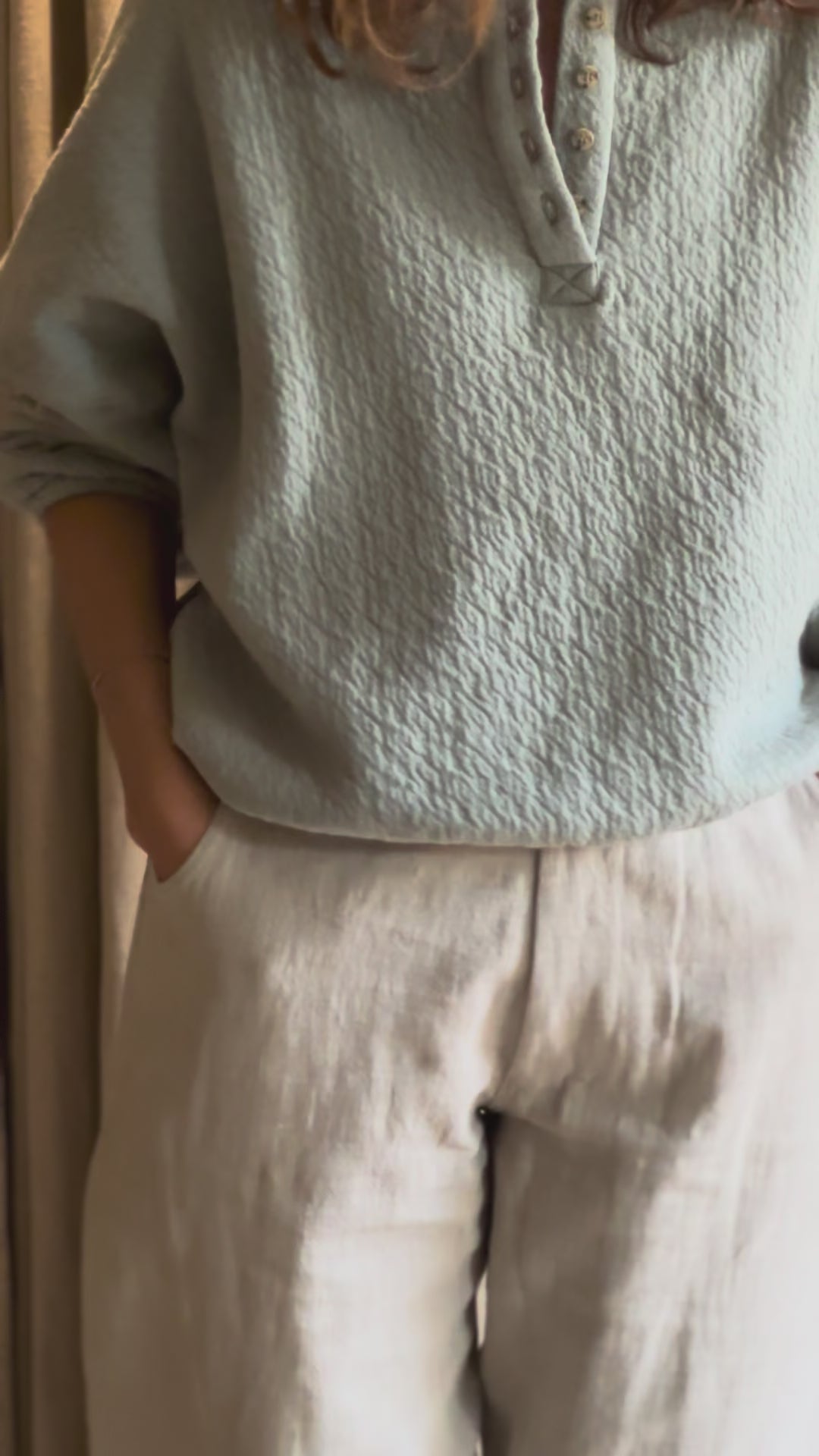 Load video: BERTA • Sweatshirt